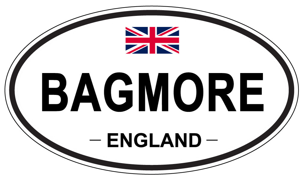 BAGMORE, ENGLAND - Oval Sticker