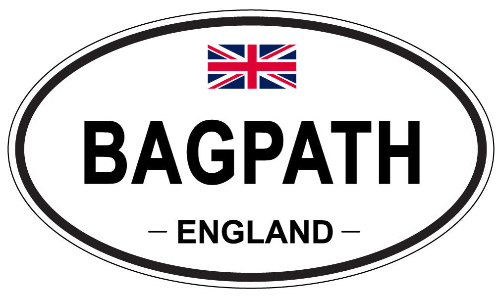 BAGPATH, ENGLAND - Oval Sticker