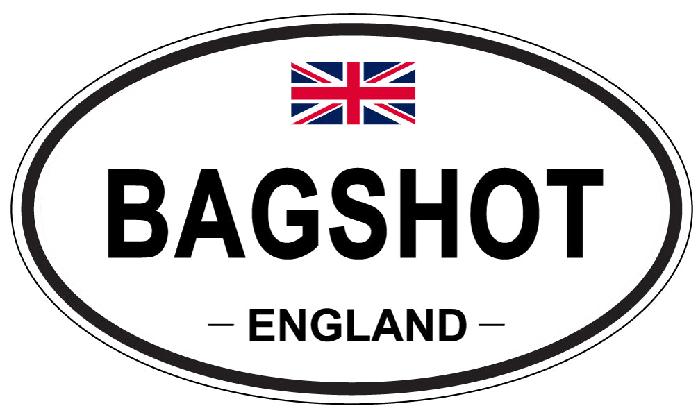 BAGSHOT, ENGLAND - Oval Sticker