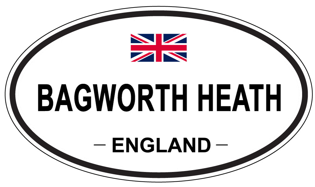 BAGWORTH HEATH, ENGLAND - Oval Sticker
