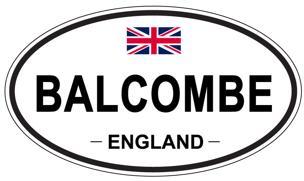 BALCOMBE, ENGLAND - Oval Sticker