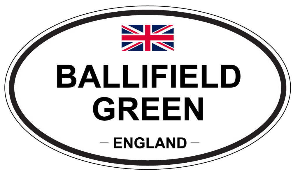 BALLIFIELD GREEN, ENGLAND - Oval Sticker