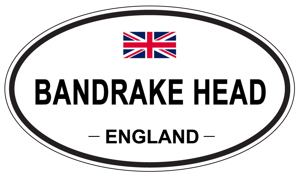 BANDRAKE HEAD, ENGLAND - Oval Sticker