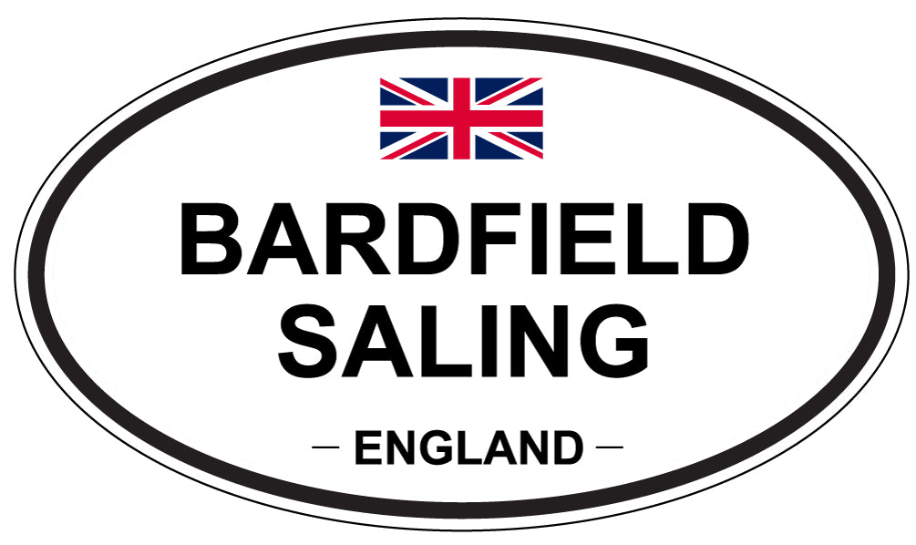 BARDFIELD SALING, ENGLAND - Oval Sticker