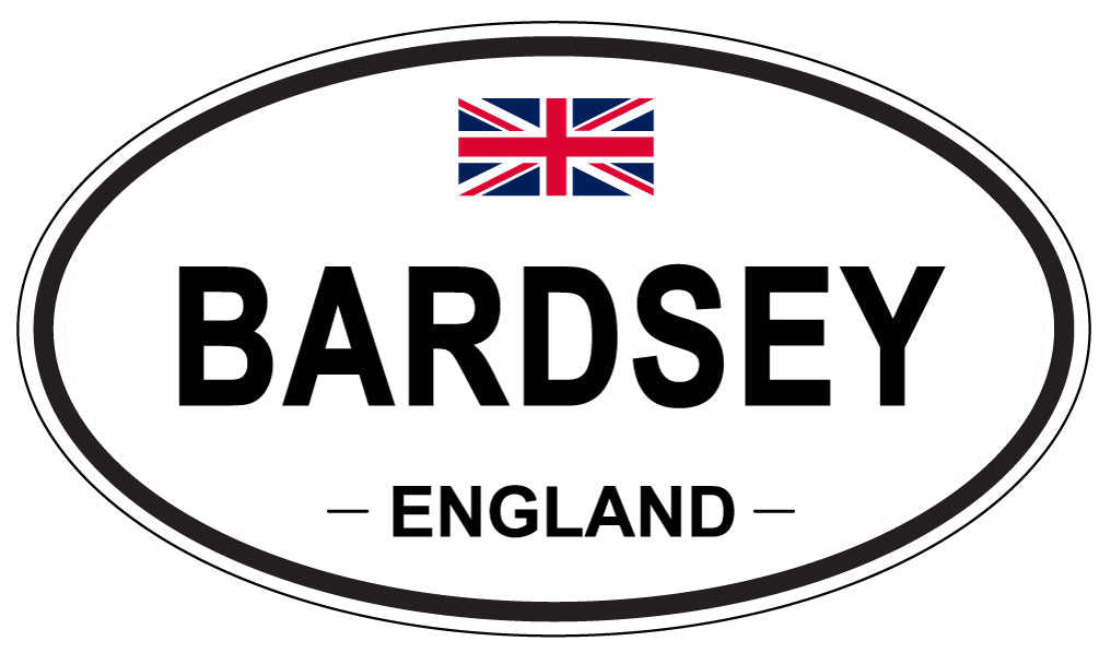 BARDSEY, ENGLAND - Oval Sticker