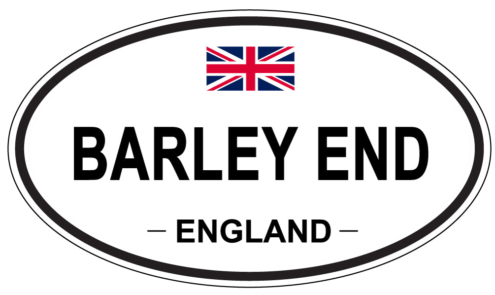 BARLEY END, ENGLAND - Oval Sticker