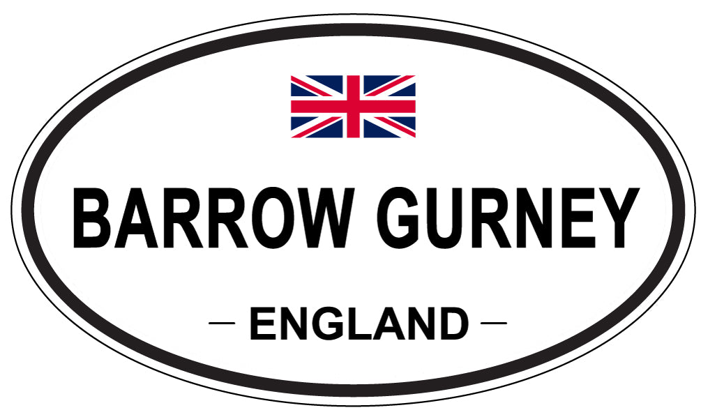 BARROW GURNEY, ENGLAND - Oval Sticker
