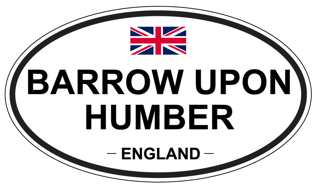 BARROW UPON HUMBER, ENGLAND - Oval Sticker