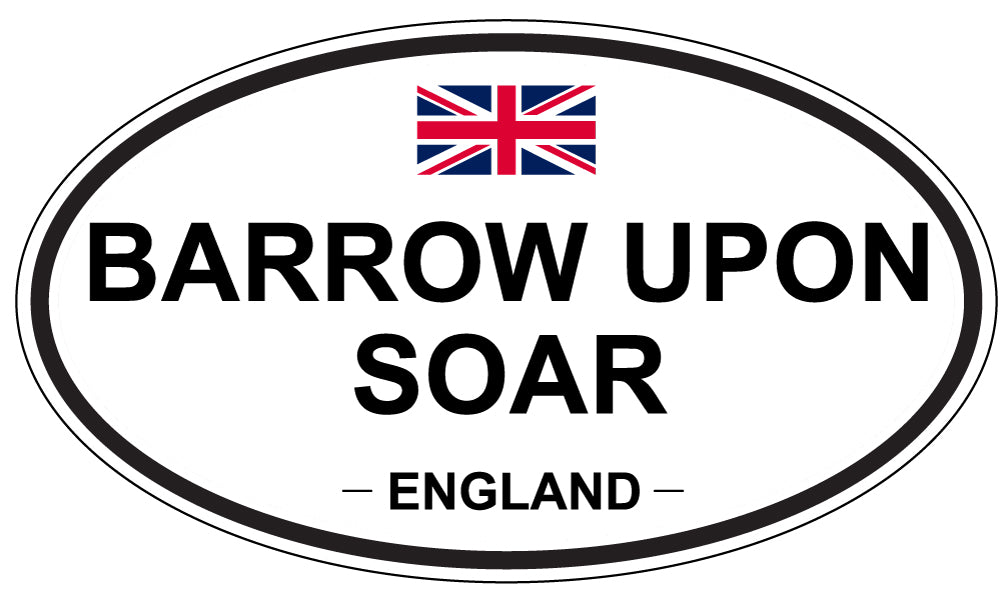 BARROW UPON SOAR, ENGLAND - Oval Sticker