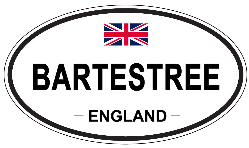 BARTESTREE, ENGLAND - Oval Sticker