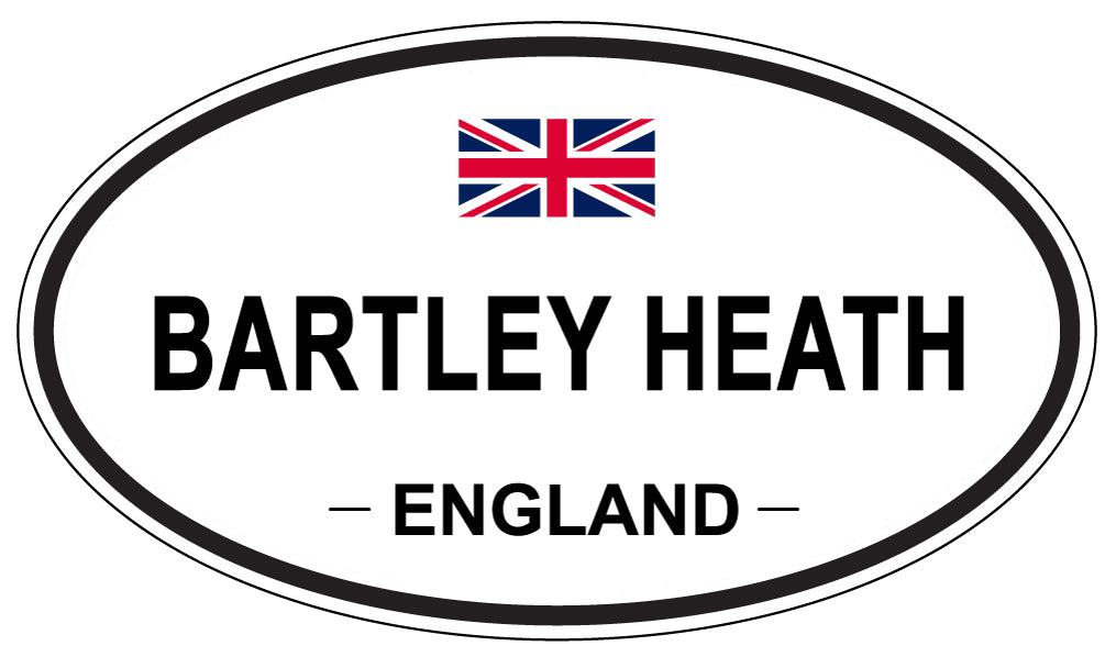 BARTLEY HEATH, ENGLAND - Oval Sticker