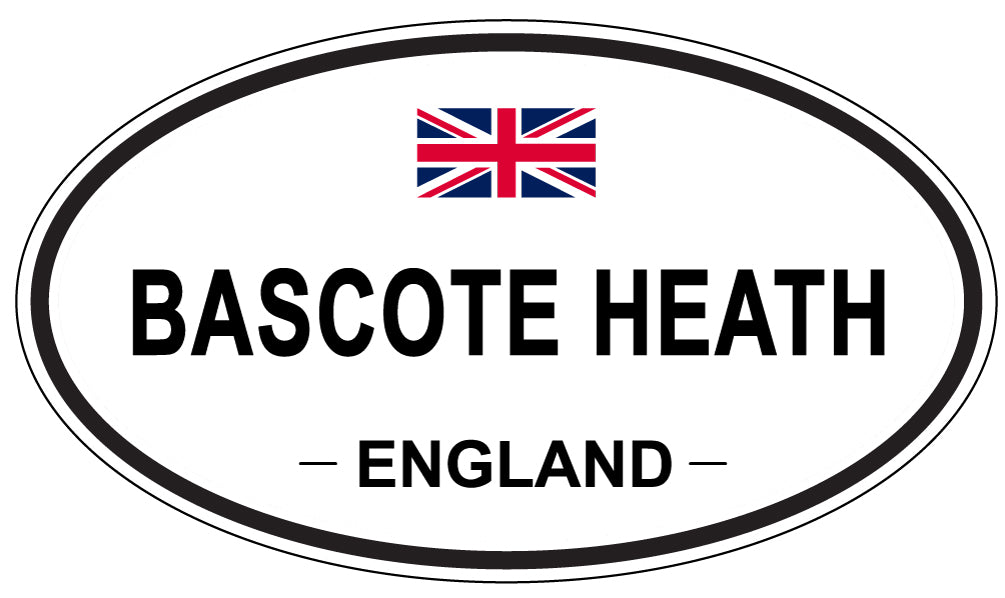 BASCOTE HEATH, ENGLAND - Oval Sticker