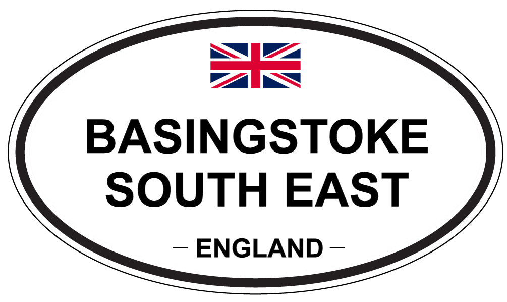 BASINGSTOKE SOUTH EAST, ENGLAND - Oval Sticker