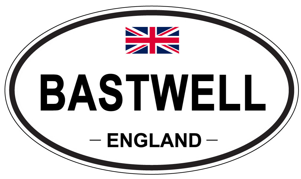 BASTWELL, ENGLAND - Oval Sticker