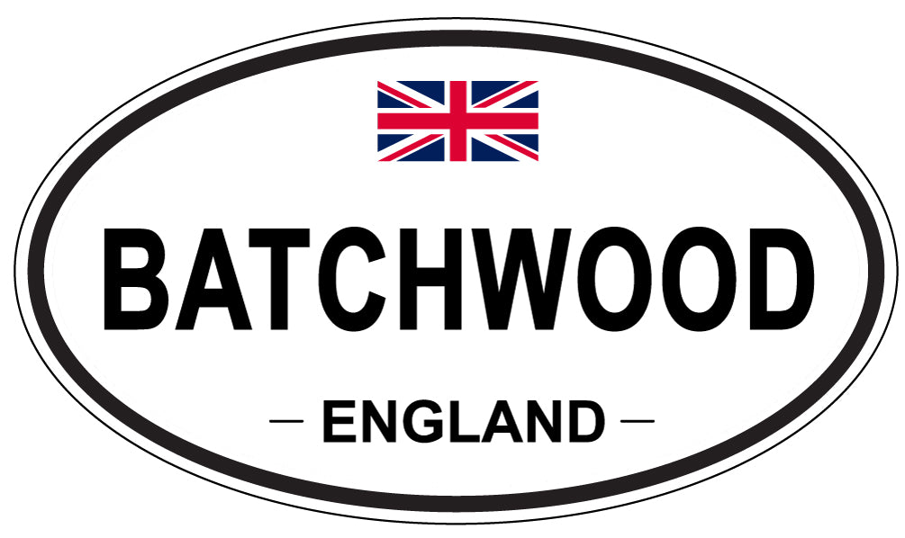 BATCHWOOD, ENGLAND - Oval Sticker