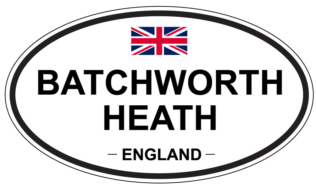 BATCHWORTH HEATH, ENGLAND - Oval Sticker