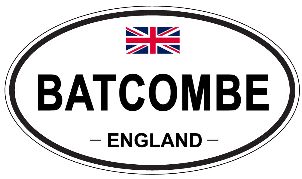 BATCOMBE, ENGLAND - Oval Sticker