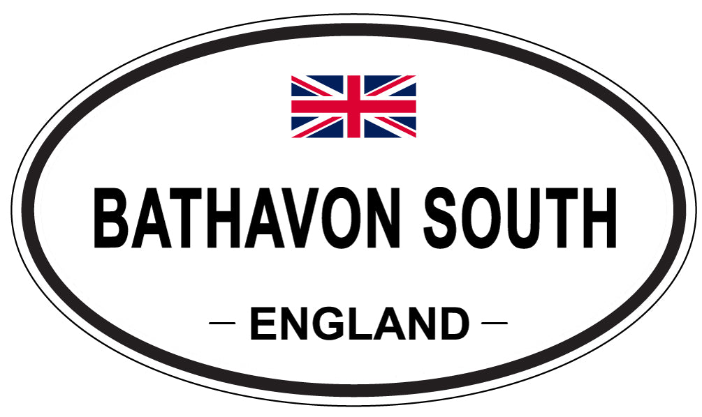 BATHAVON SOUTH, ENGLAND - Oval Sticker