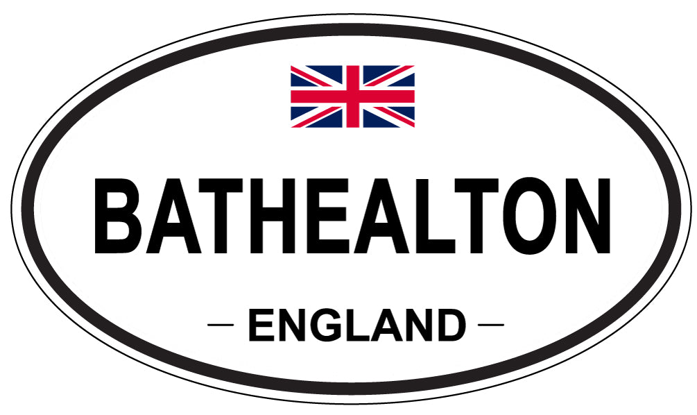 BATHEALTON, ENGLAND - Oval Sticker
