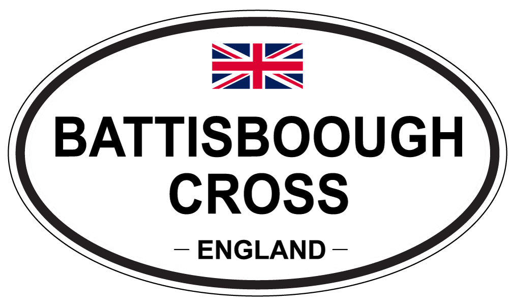 BATTISBOROUGH CROSS, England - Oval Magnet