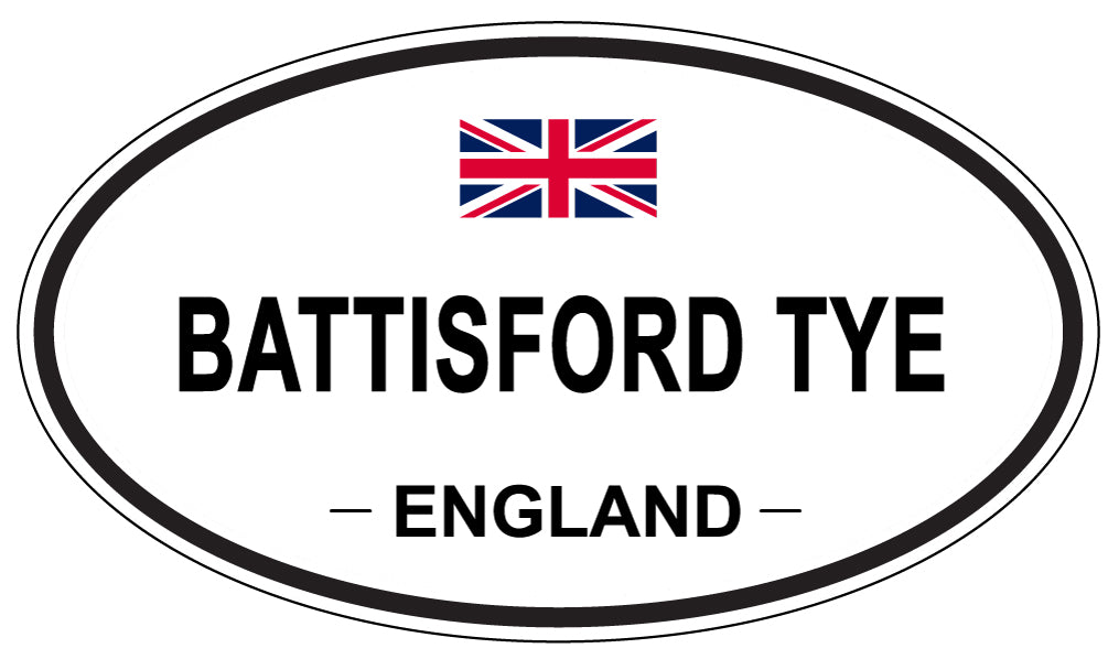 BATTISFORD TYE, England - Oval Magnet