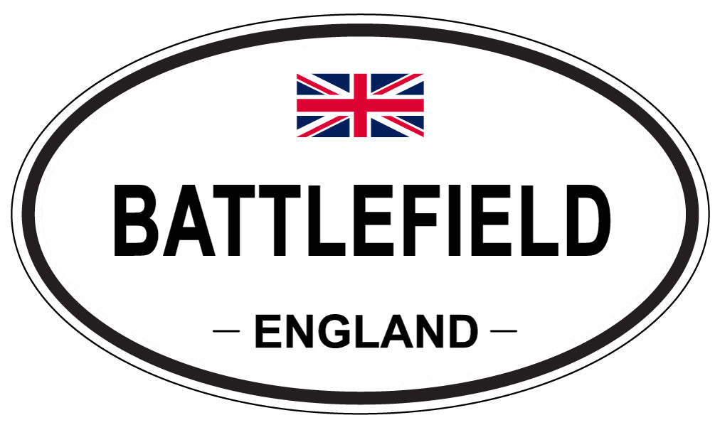 BATTLEFIELD, England - Oval Magnet