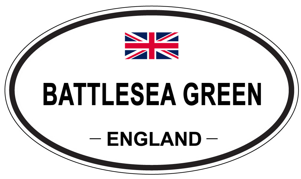 BATTLESEA GREEN, England - Oval Magnet