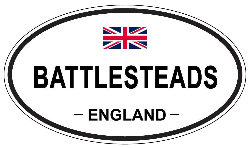 BATTLESTEADS, ENGLAND - Oval Sticker