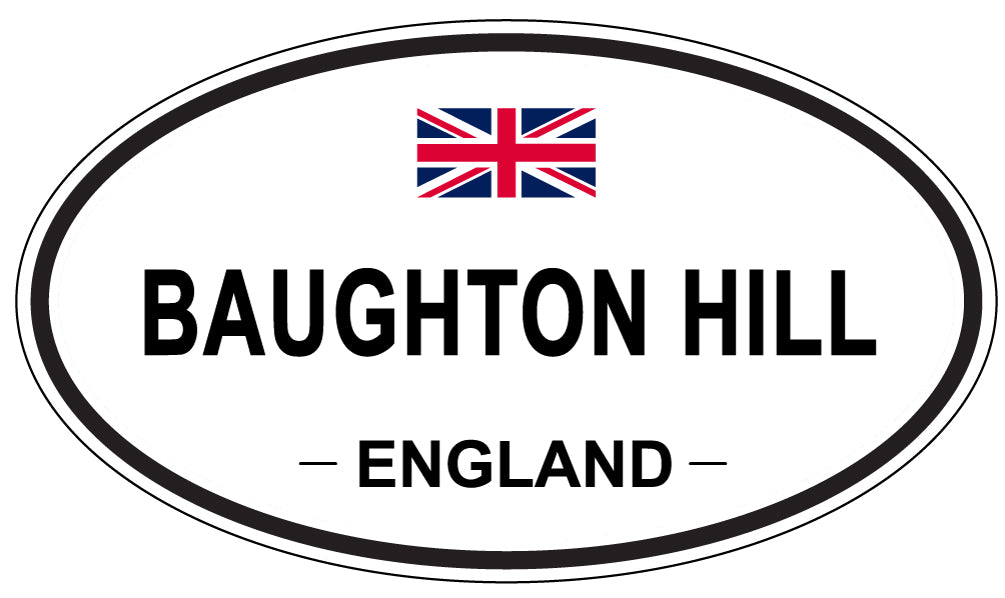 BAUGHTON HILL, England - Oval Magnet