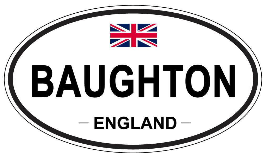 BAUGHTON, England - Oval Magnet