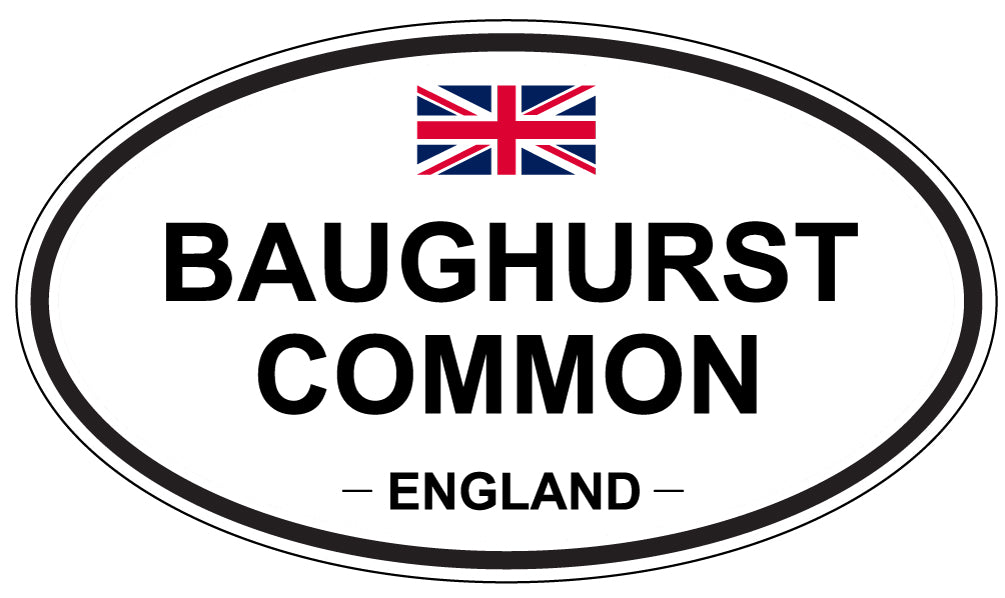 BAUGHURST COMMON, ENGLAND - Oval Sticker
