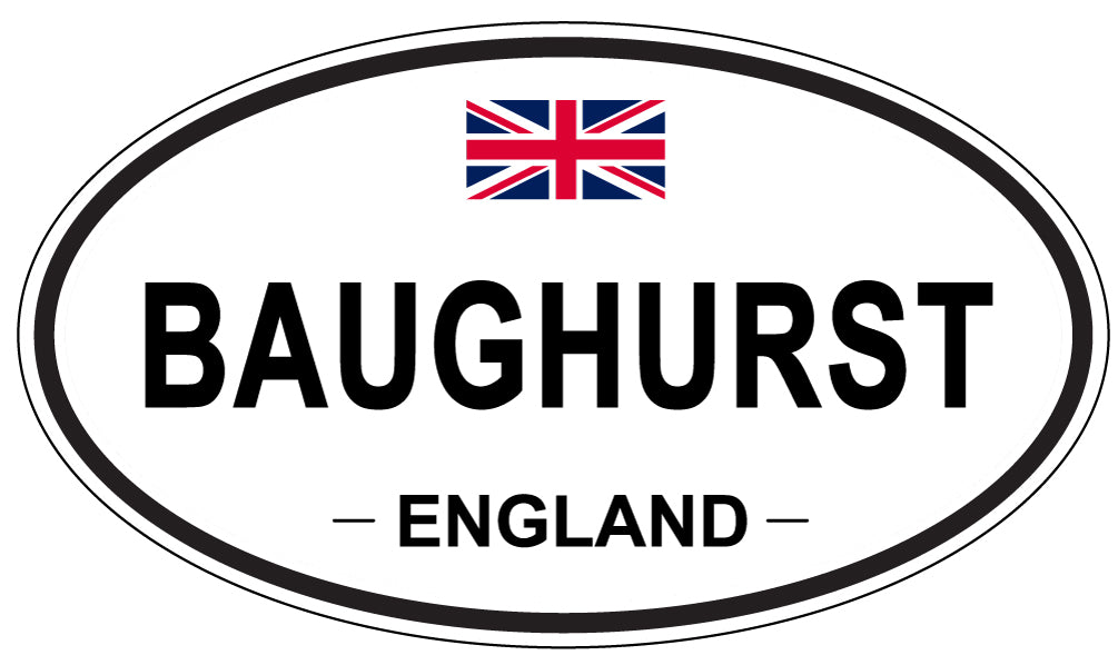 BAUGHURST, England - Oval Magnet