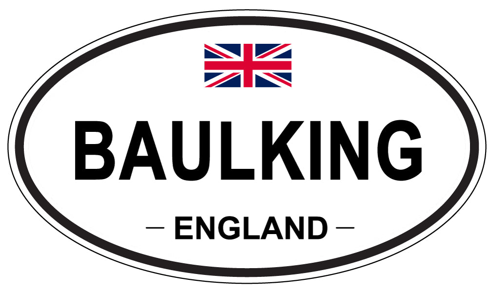 BAULKING, England - Oval Magnet