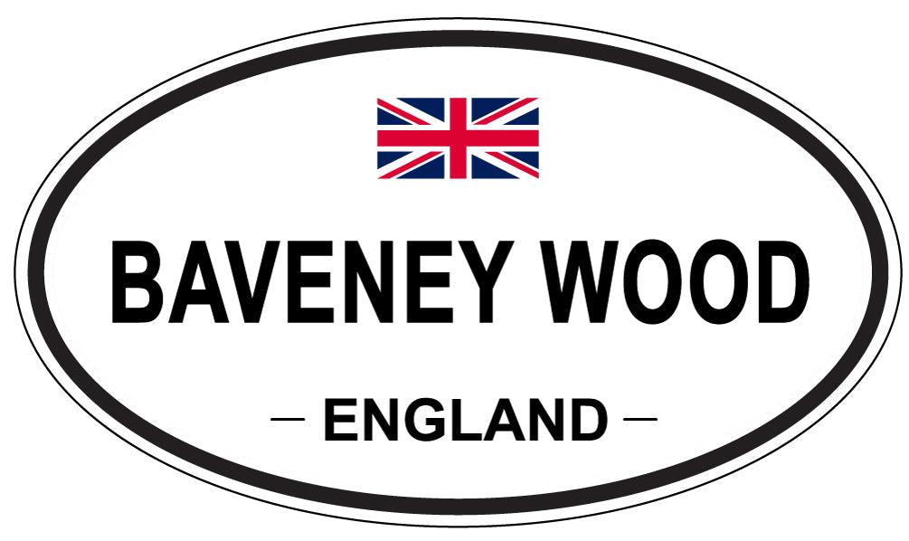 BAVENEY WOOD, England - Oval Magnet