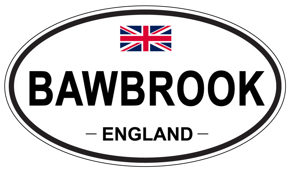 BAWBROOK, ENGLAND - Oval Sticker