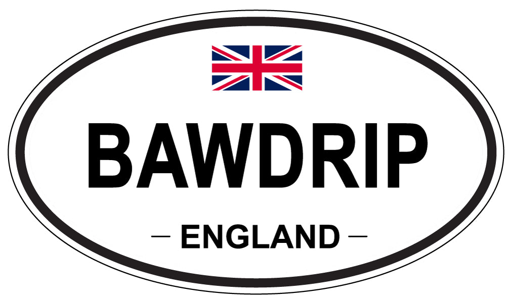 BAWDRIP, England - Oval Magnet