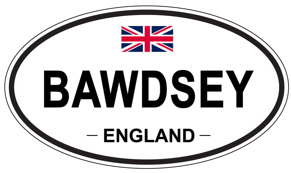 BAWDSEY, ENGLAND - Oval Sticker