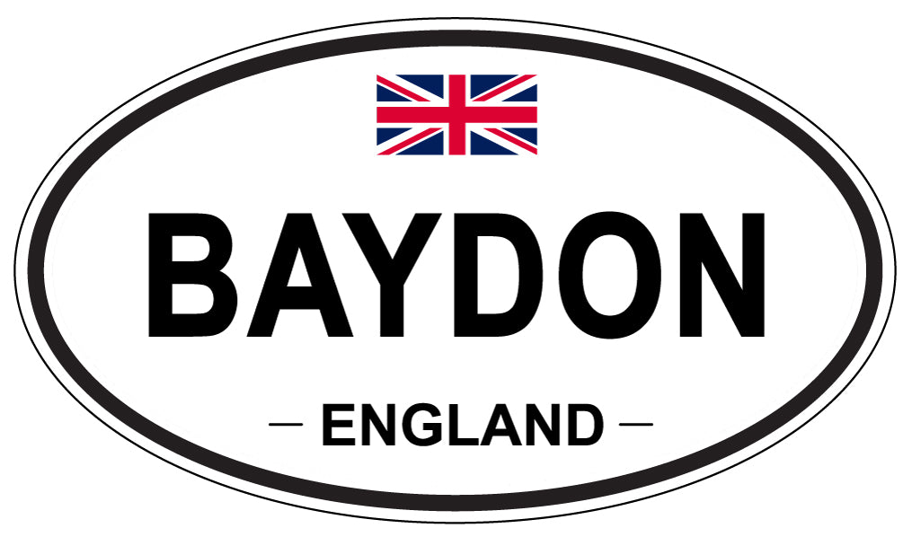 BAYDON, England - Oval Magnet