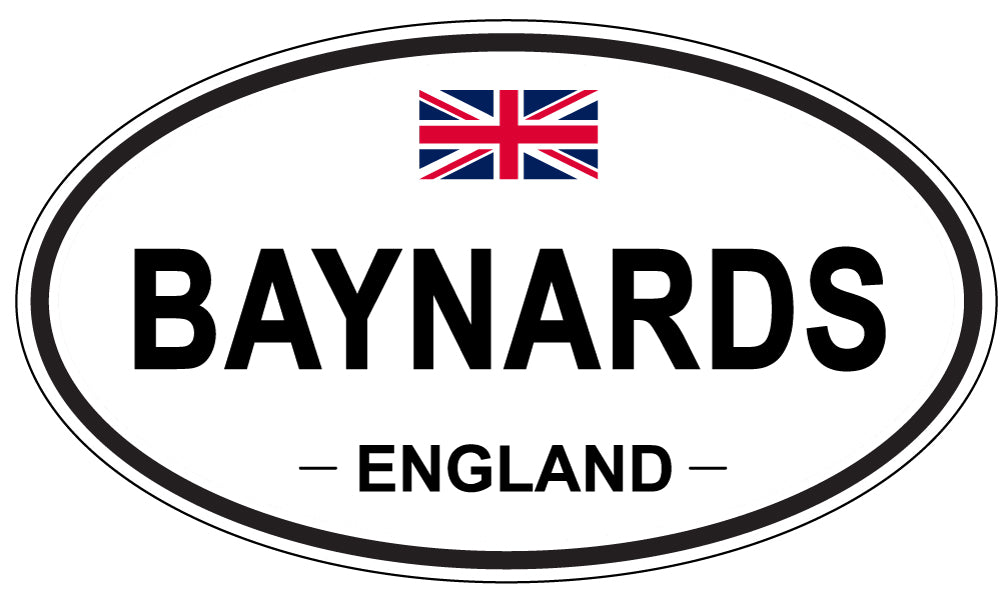 BAYNARDS, England - Oval Magnet