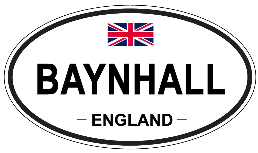BAYNHALL, England - Oval Magnet