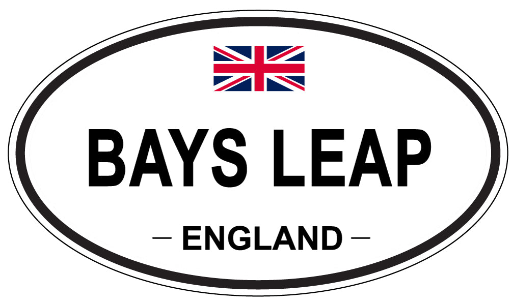 BAYS LEAP, England - Oval Magnet