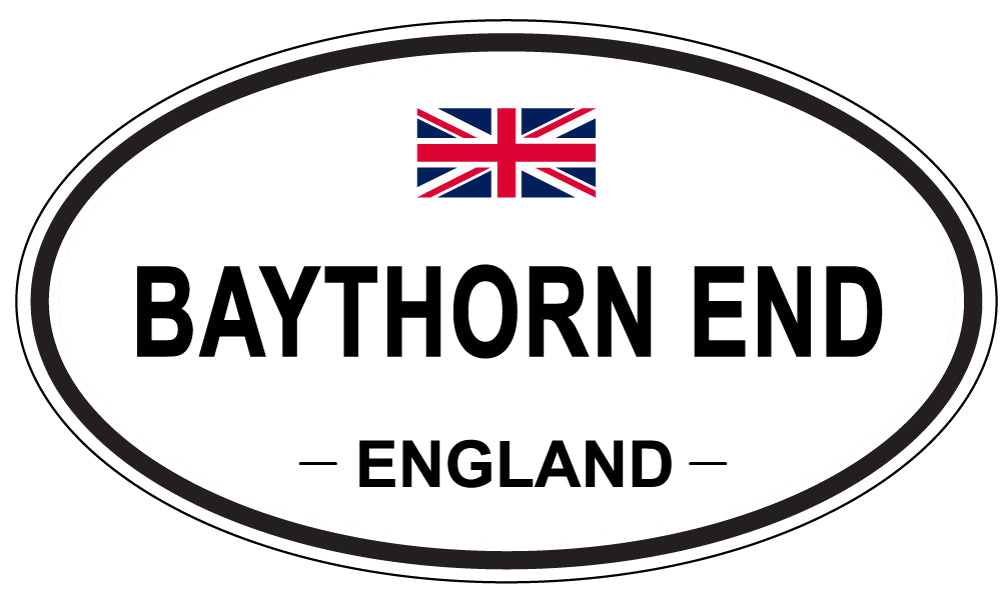 BAYTHORN END, England - Oval Magnet