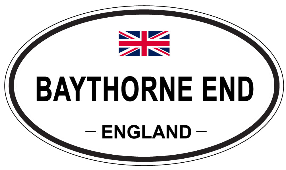 BAYTHORNE END, England - Oval Magnet