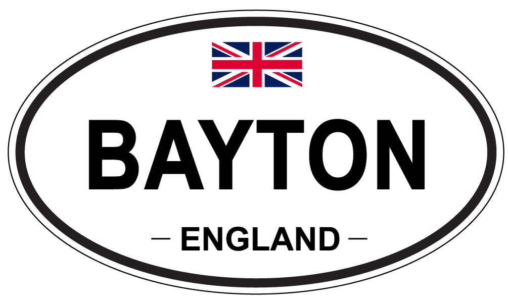 BAYTON, England - Oval Magnet