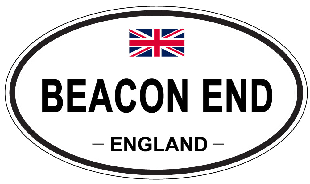 BEACON END, ENGLAND - Oval Sticker