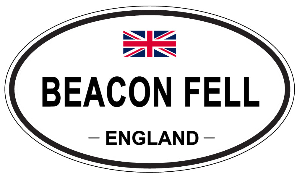 BEACON FELL, ENGLAND - Oval Sticker