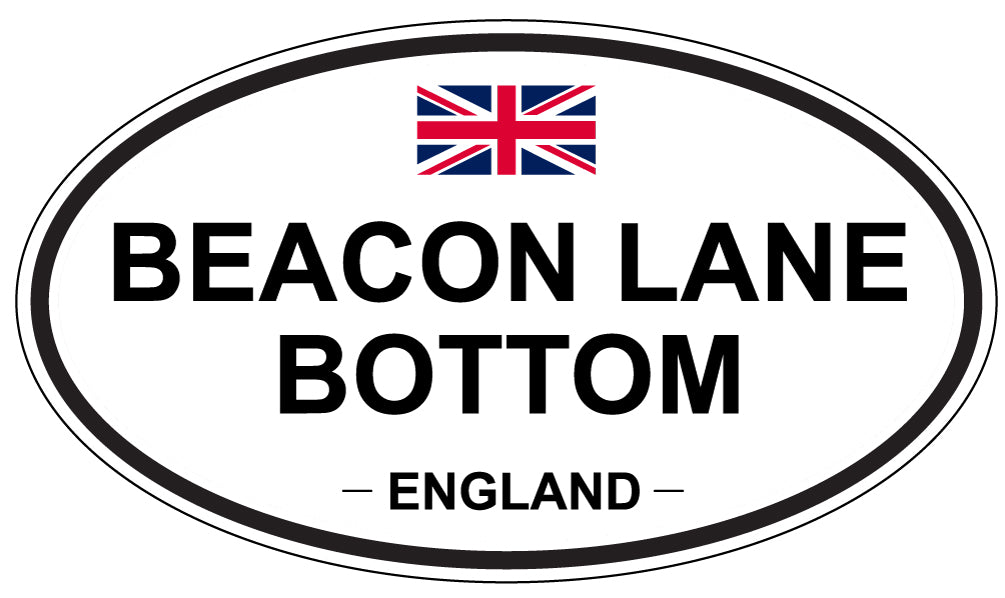 BEACON LANE BOTTOM, England - Oval Magnet