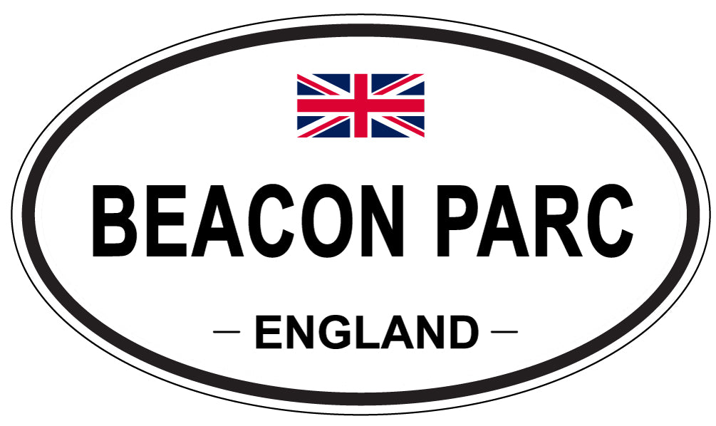 BEACON PARC, ENGLAND - Oval Sticker