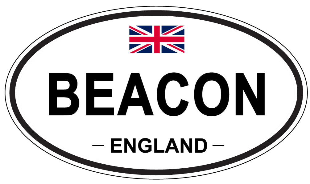 BEACON, ENGLAND - Oval Sticker