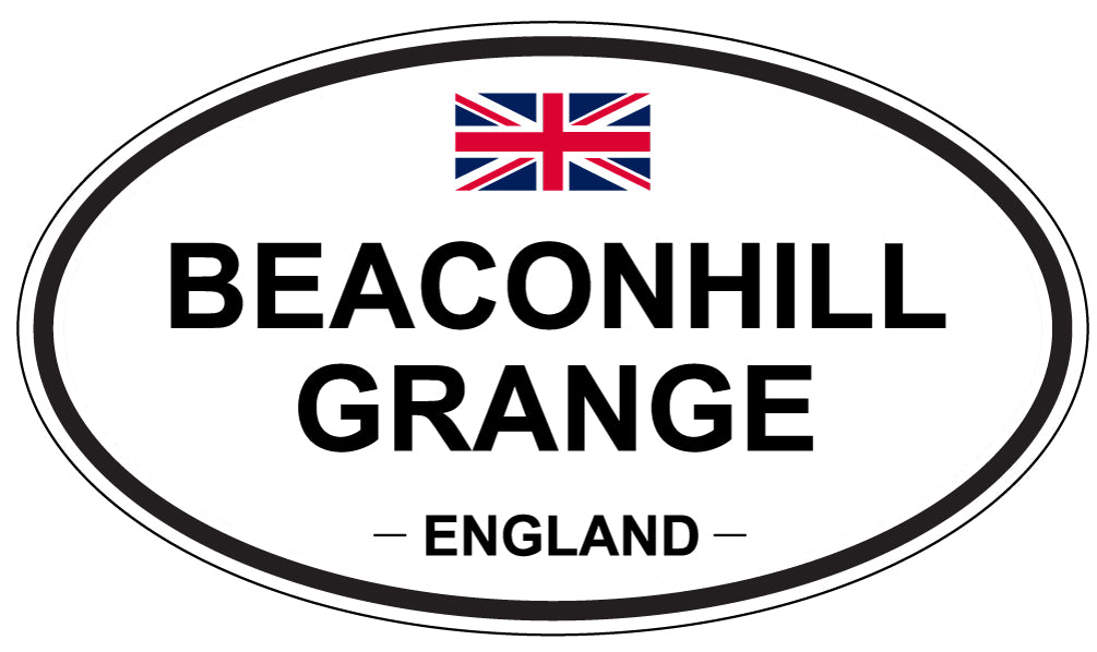BEACONHILL GRANGE, ENGLAND - Oval Sticker